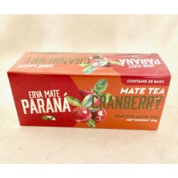Erva Mate Paraná cranbeery tea bags cocido toasted